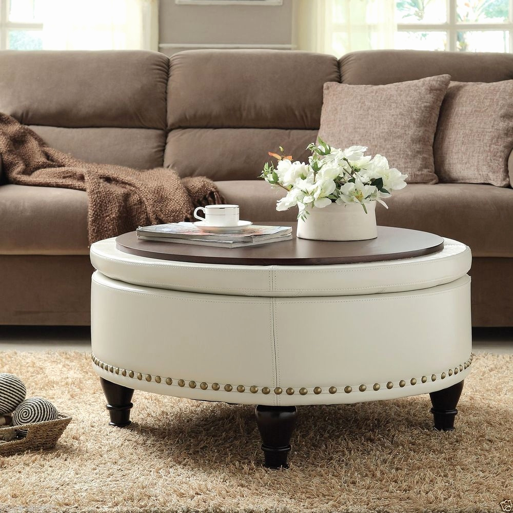 10 Extra Large Leather Ottoman Coffee Table Gallery