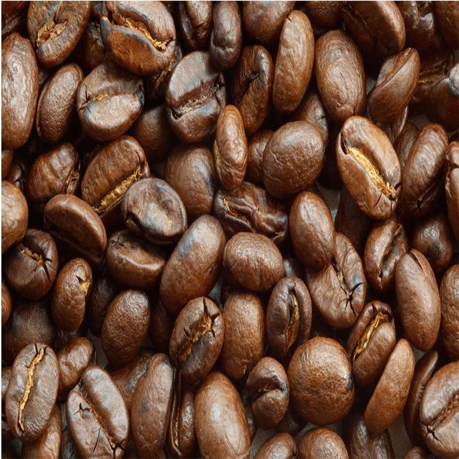 100g 100% organic and pure natural bulk Coffee beans, the roasted ...