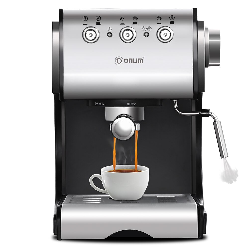 20BAR Coffee Maker Machine Espresso Semiautomatic Commercial Steam Type ...