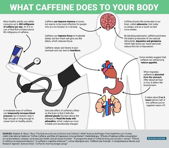 All The Ways Caffeine Affects Your Body in One Handy ...