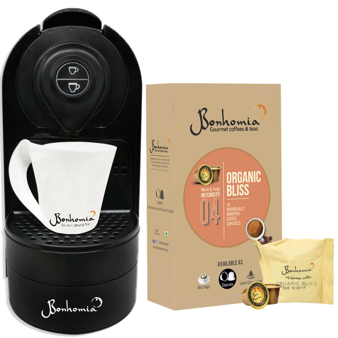 Bonhomia Light Roasted Combo, Nespresso Compatible Pods, 30 Capsules at ...
