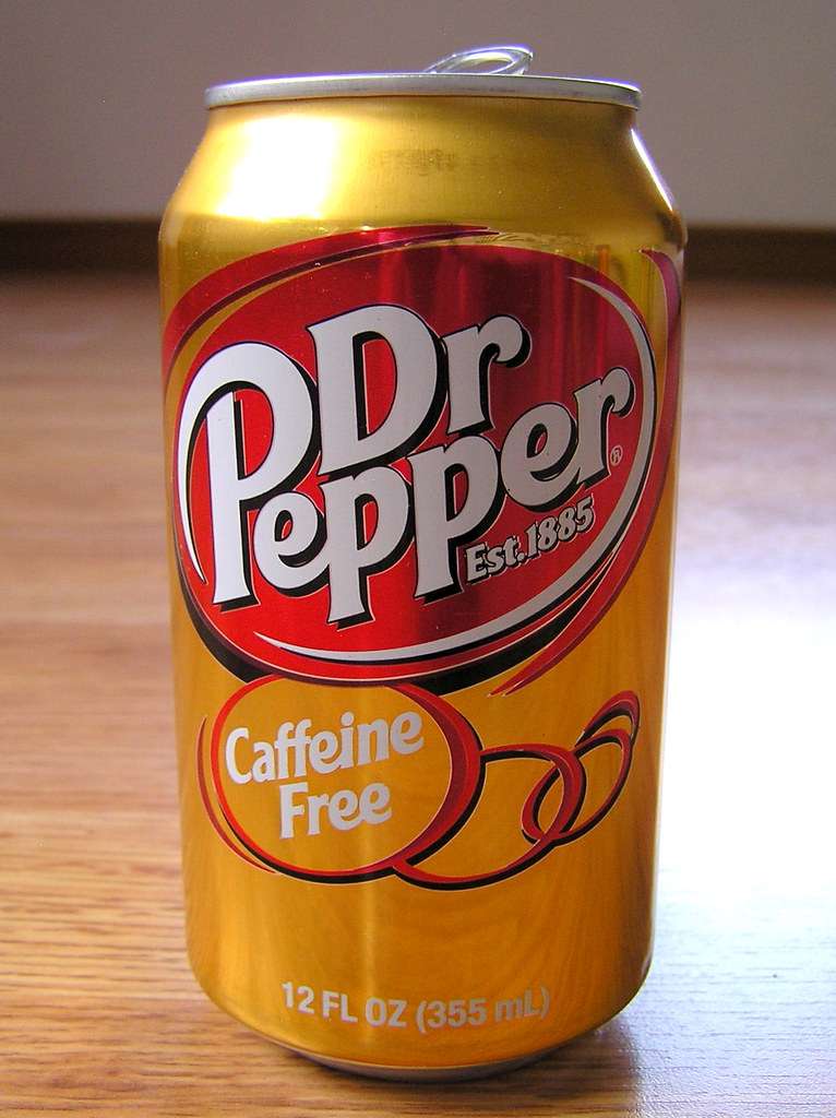 Caffeine Free Dr Pepper can