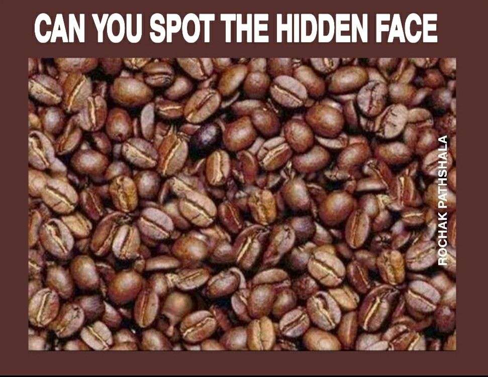 Can you spot the hidden face amongst the coffee beans in 2020
