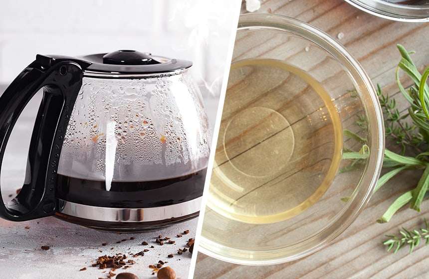 Cleaning A Coffee Pot With Distilled Vinegar : 7 Tips and ...
