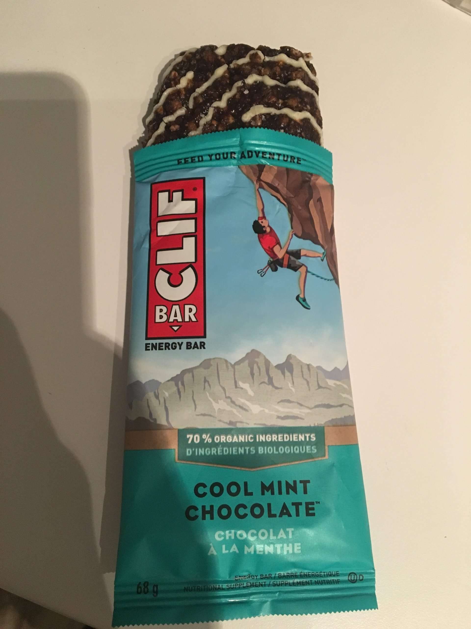 CLIF Bar Cool Mint Chocolate Energy Bar reviews in Protein ...