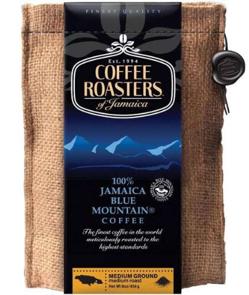 Coffee Roasters Jamaica Blue Mountain Coffee Beans 454g ...