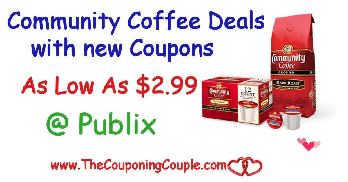 Community Coffee Deals ~ As Low As $2.99 @ Publix
