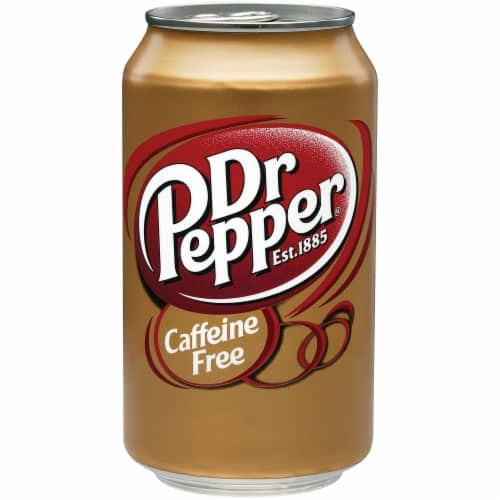 Dr Pepper Caffeine Free Soda, 12 cans / 12 fl oz