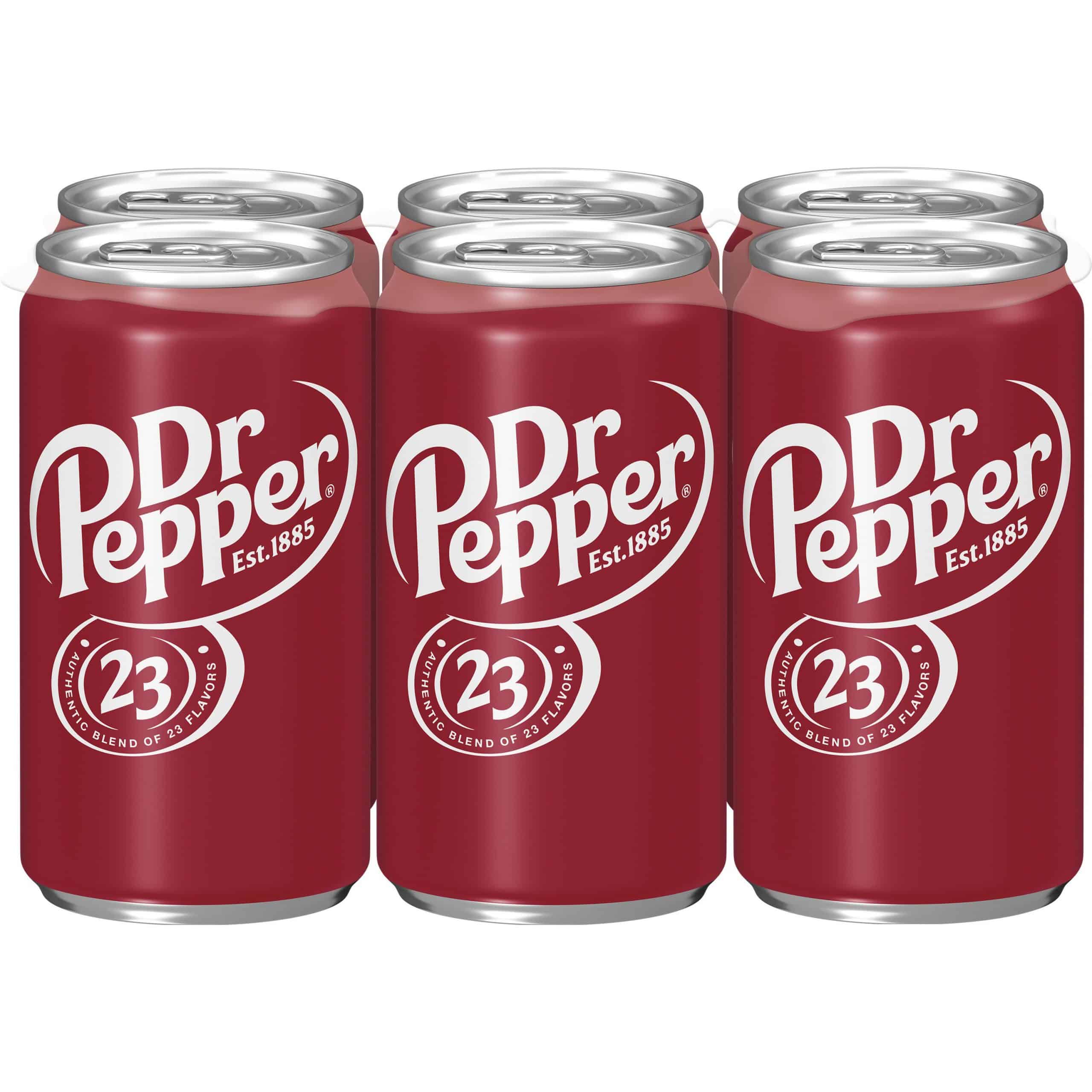 Dr Pepper Soda 7.5 oz Cans
