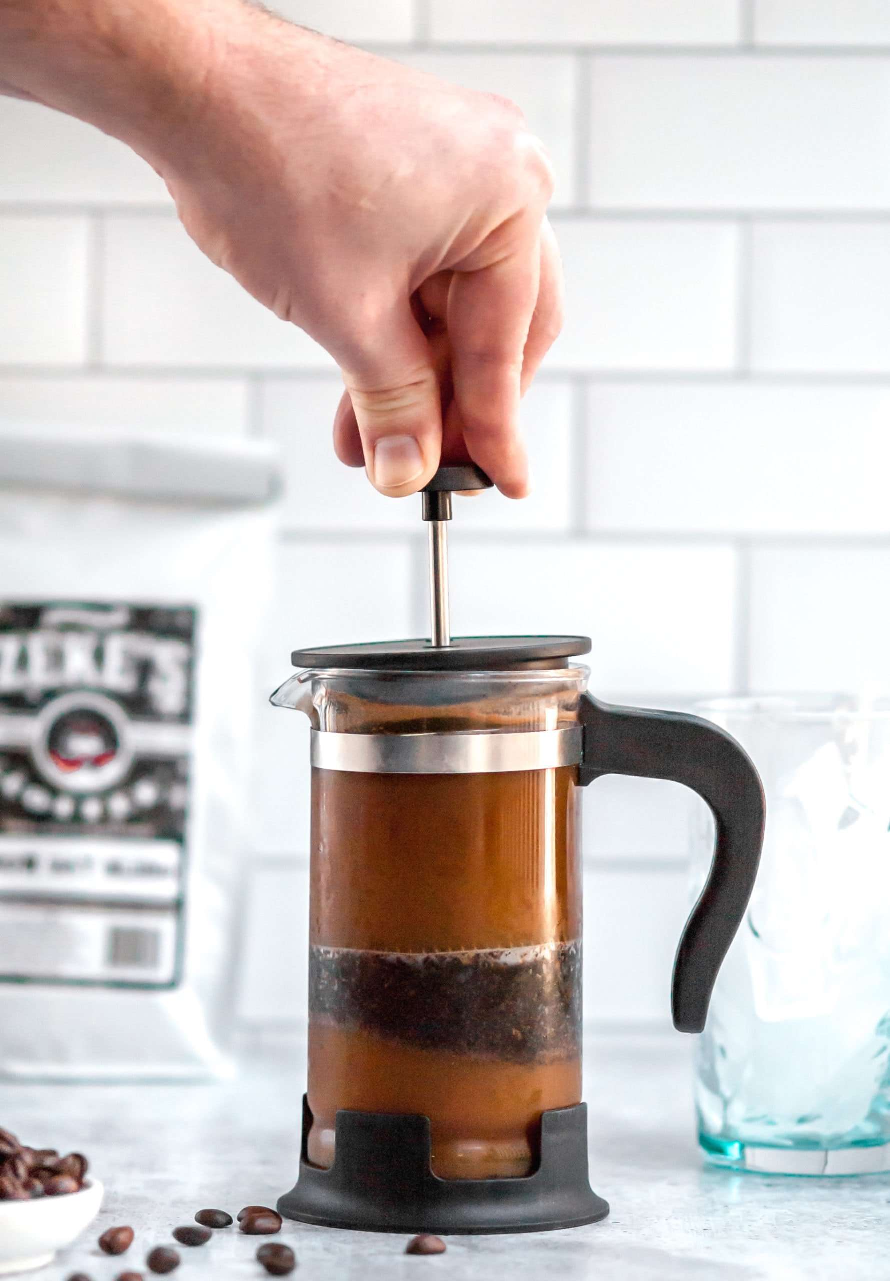 easy french press cold brew coffee » the practical kitchen