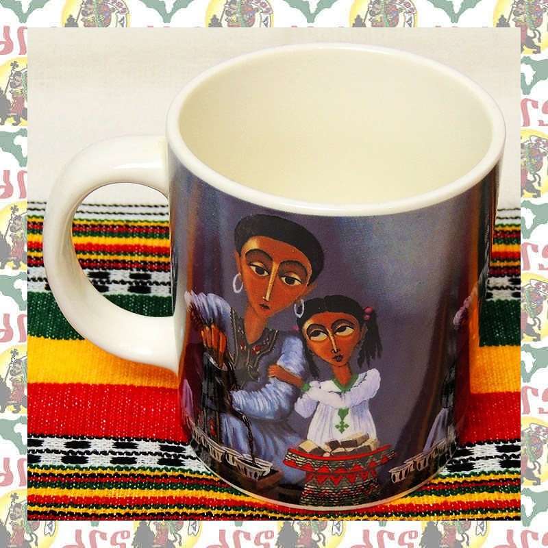 Ethiopian Art Coffee Ceremony Mug roots reggae dub ...