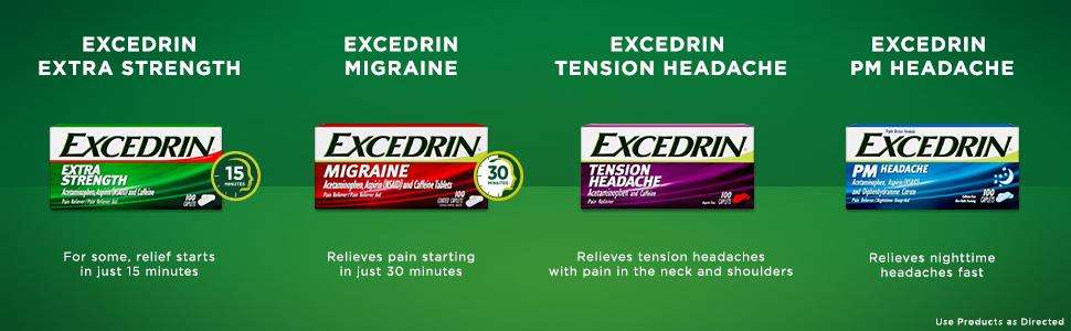 Excedrin Migraine 300 Coated Caplets: Amazon.ca: Grocery ...