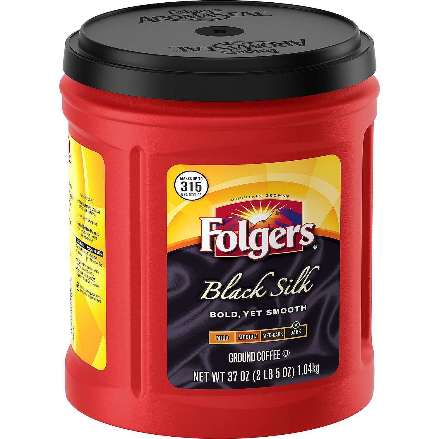 Folgers Black Silk Coffee (37 oz.)