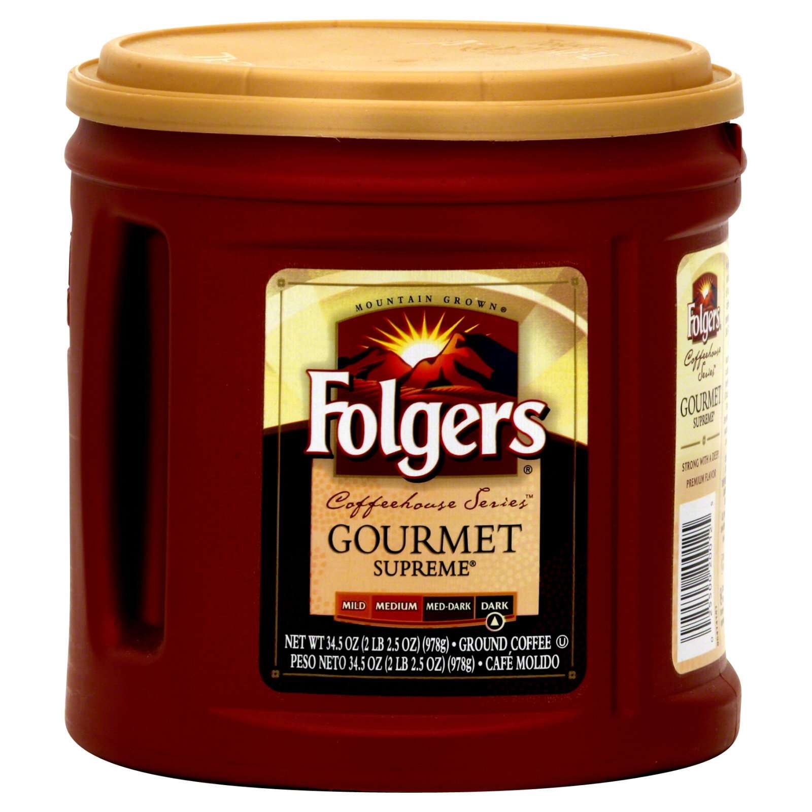 Folgers Coffeehouse Series Coffee, Ground, Gourmet Supreme ...