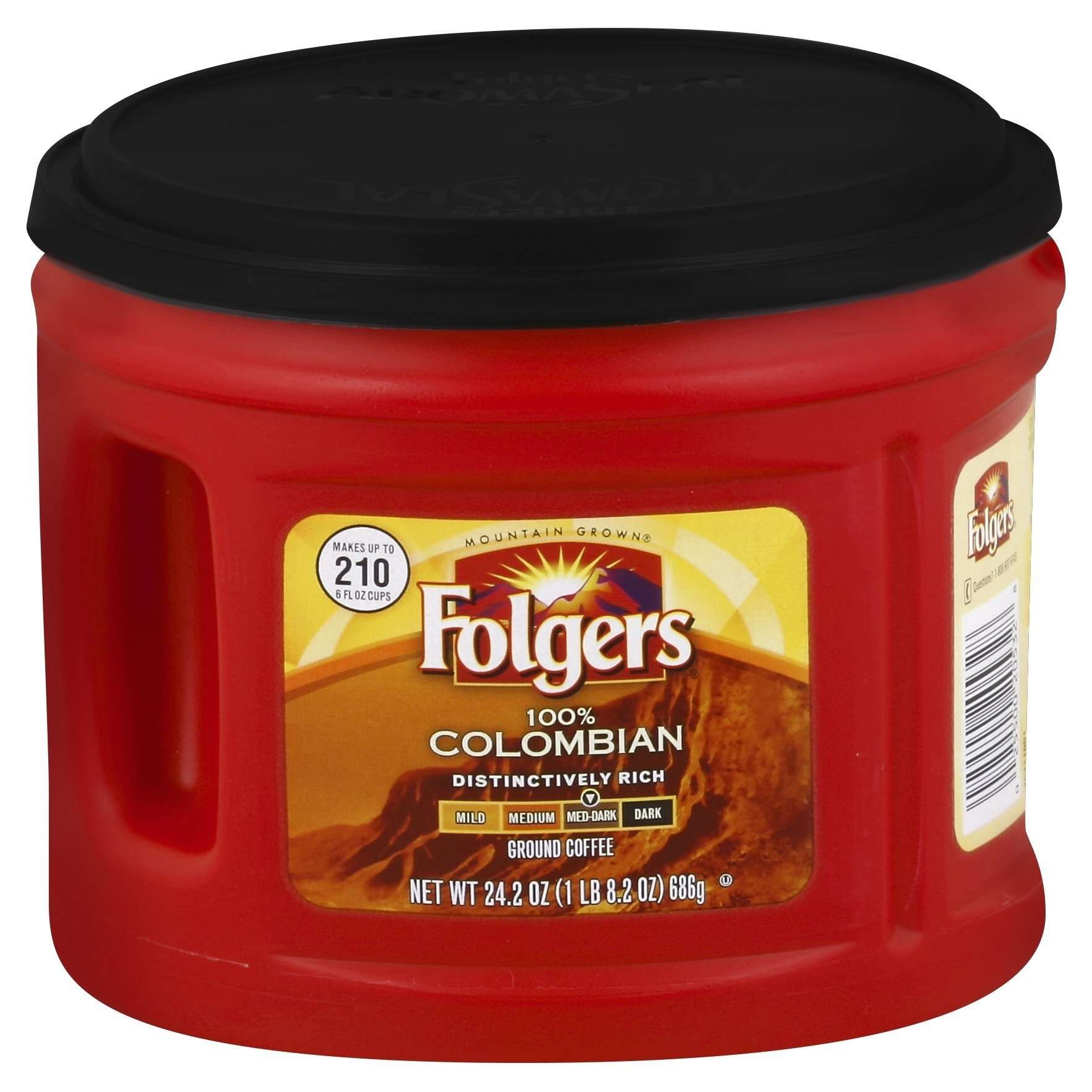 Folgers Colombian Medium Dark Roast Ground Coffee