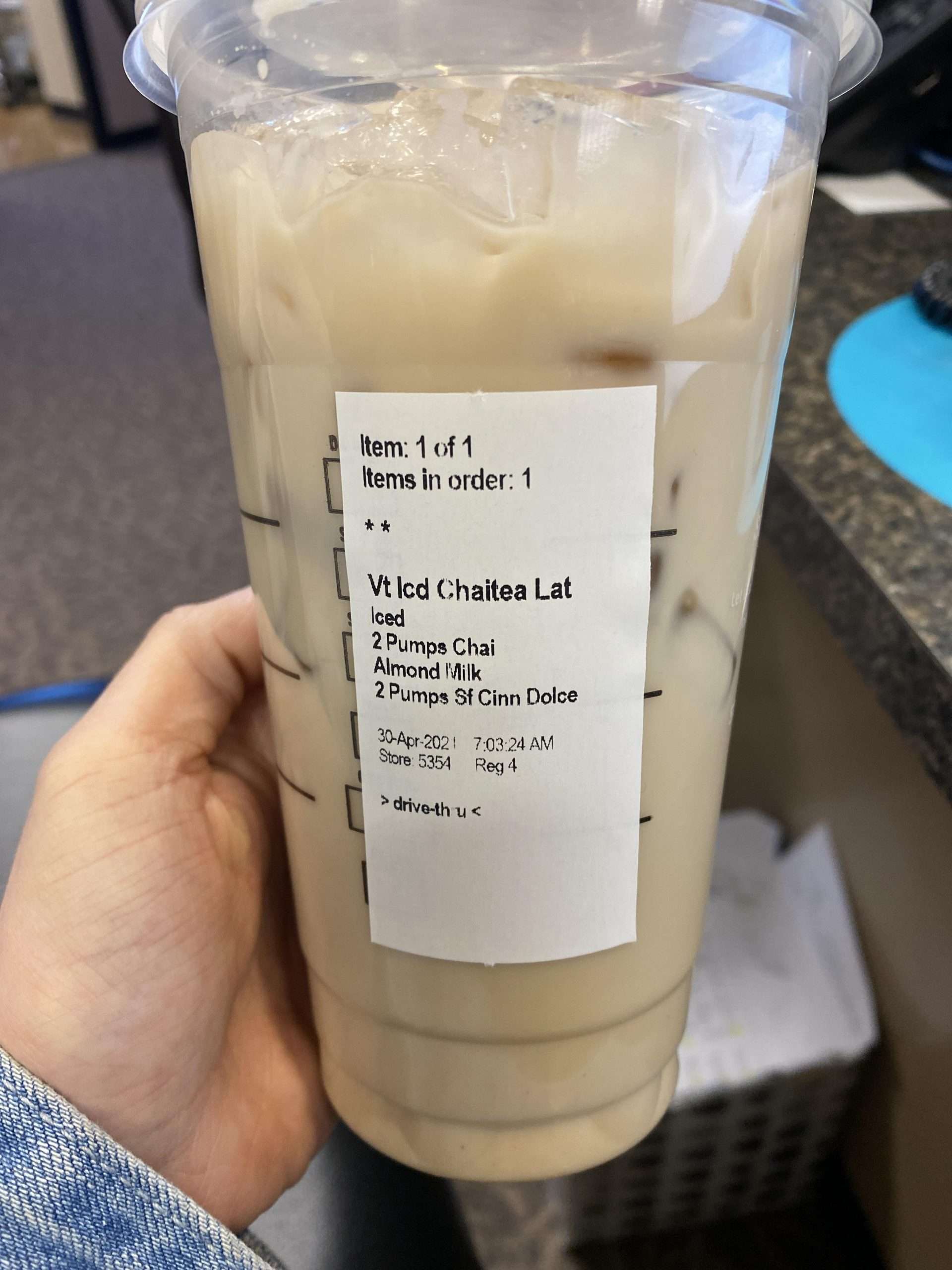 For my Starbucks lovers. 110 calories for a venti chai tea latte. Itâs ...