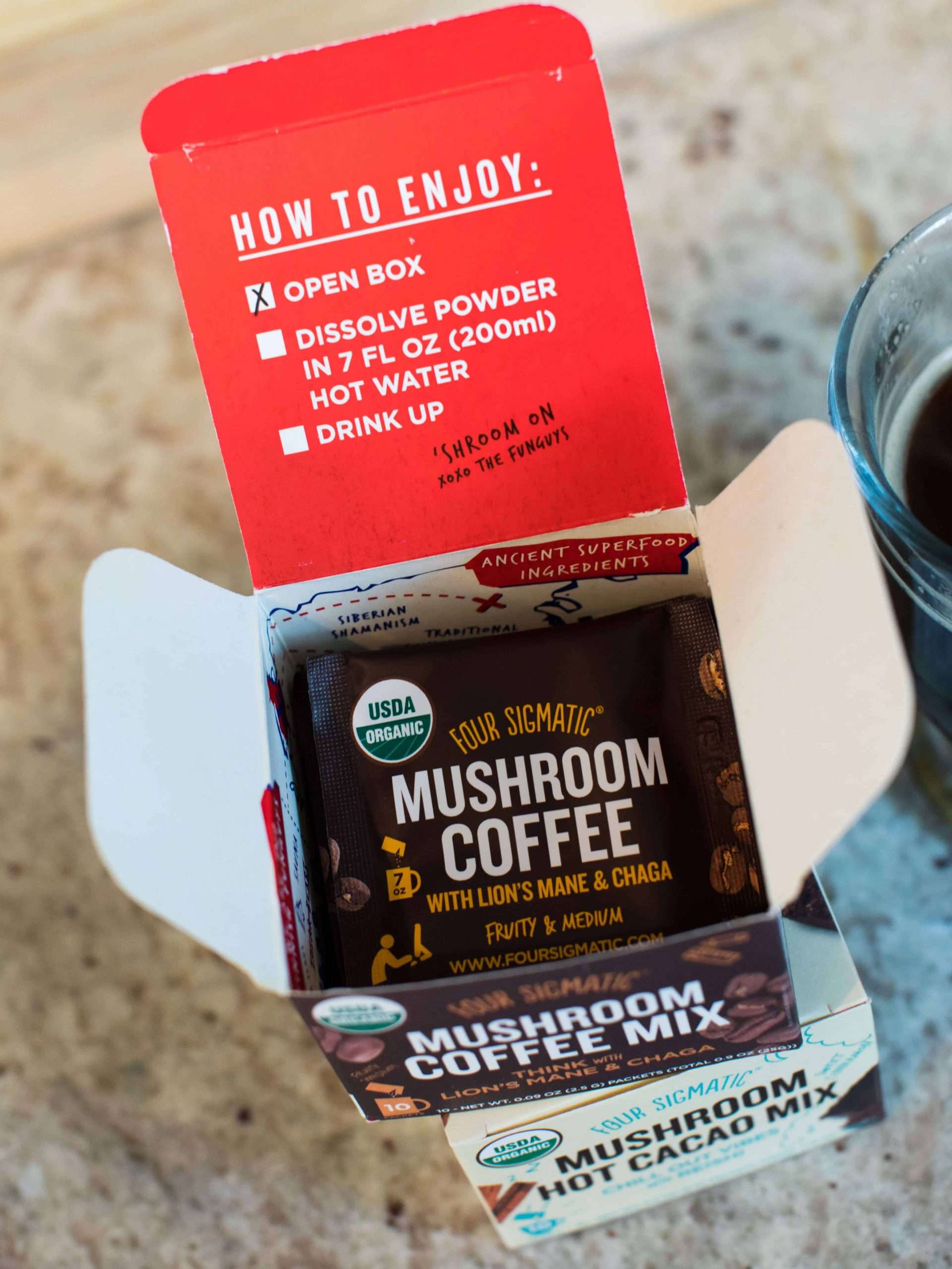 Four Sigmatic: Mushroom Coffee & Hot Cocoa Review