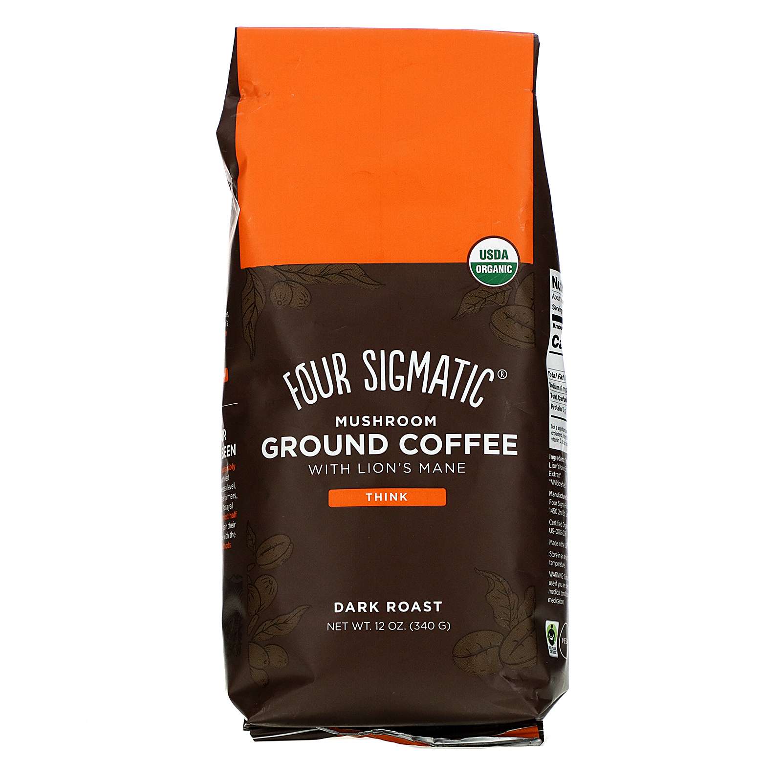 Four Sigmatic, Mushroom Ground Coffee with Lion
