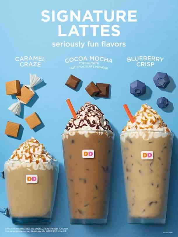 Free Coco Mocha Latte samples at Dunkin