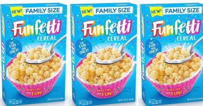 Grab A Spoon Because Funfetti Cereal Is Here and It
