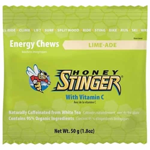 Honey Stinger LIMEADE Caffeine Organic Energy Chews