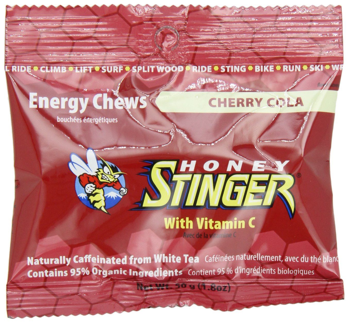 Honey Stinger Organic Energy Chew, Cherry Cola, 1.8 Ounce (Pack of 12 ...