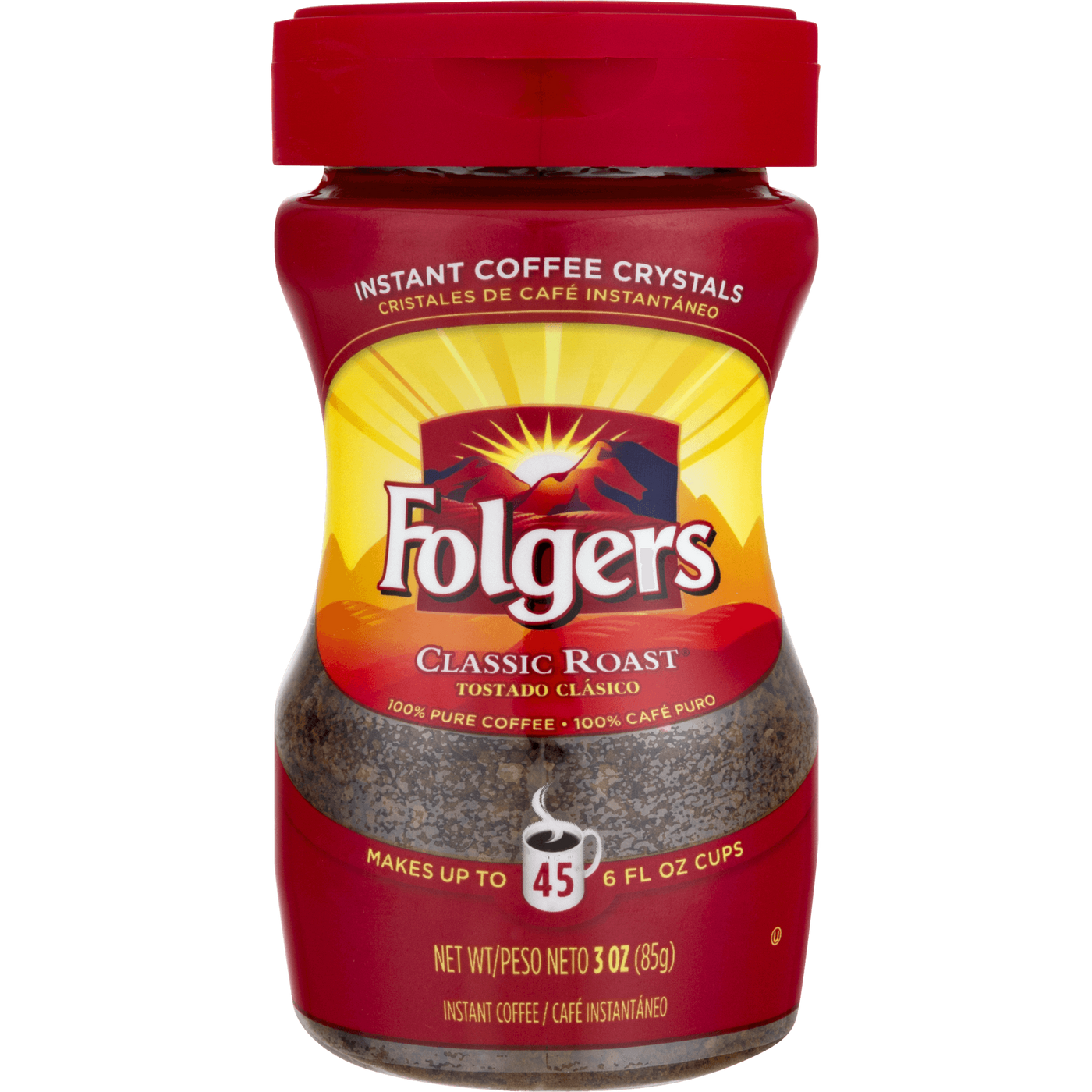 How Much Caffeine In Instant Coffee Folgers : Cafe Bustelo ...