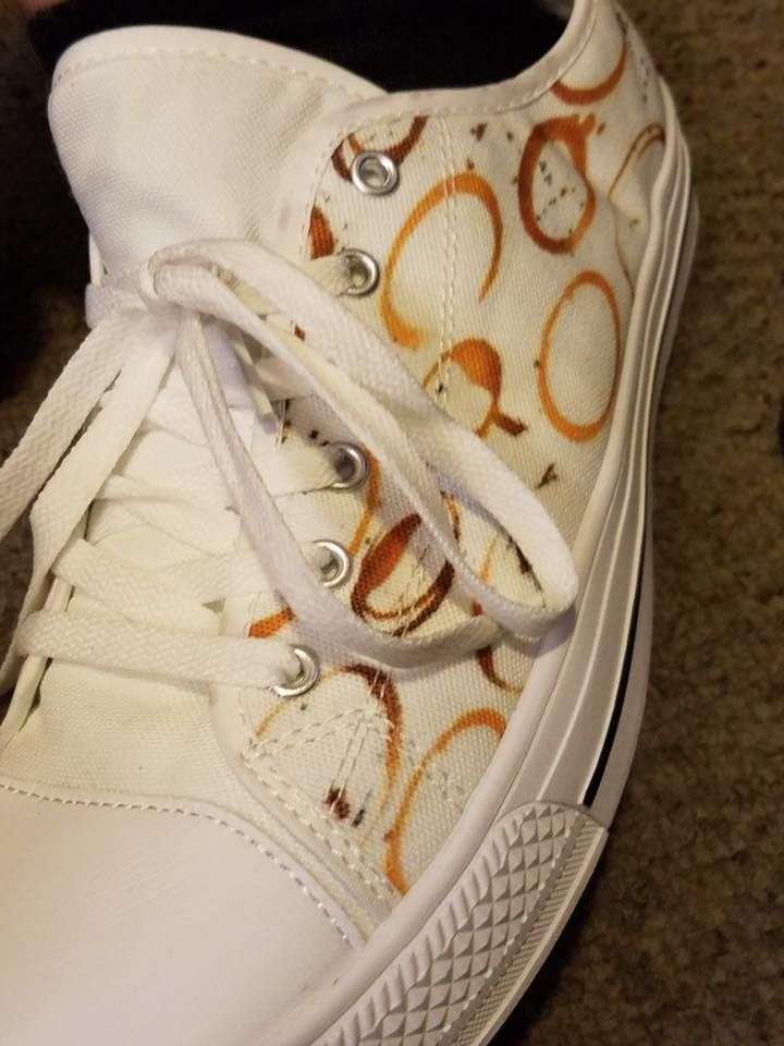 How To Get Coffee Stains Out Of White Shoes?