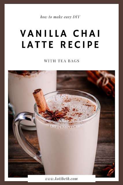 How To Make Chai Tea Latte With Tea Bag