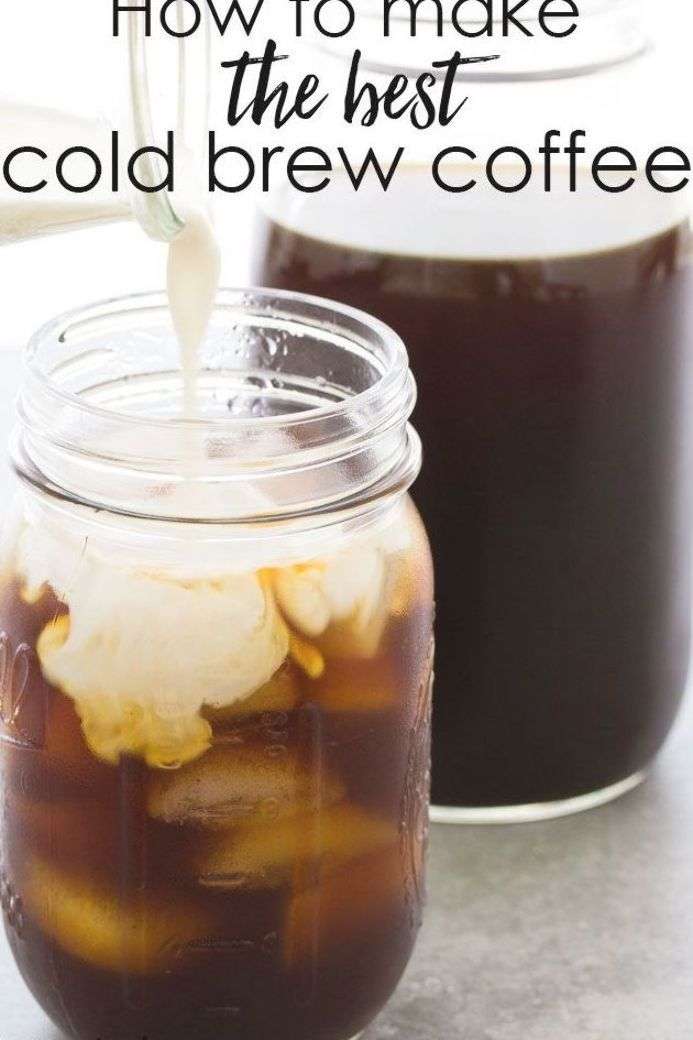 How to make cold brew coffee at home. This easy cold brew ...