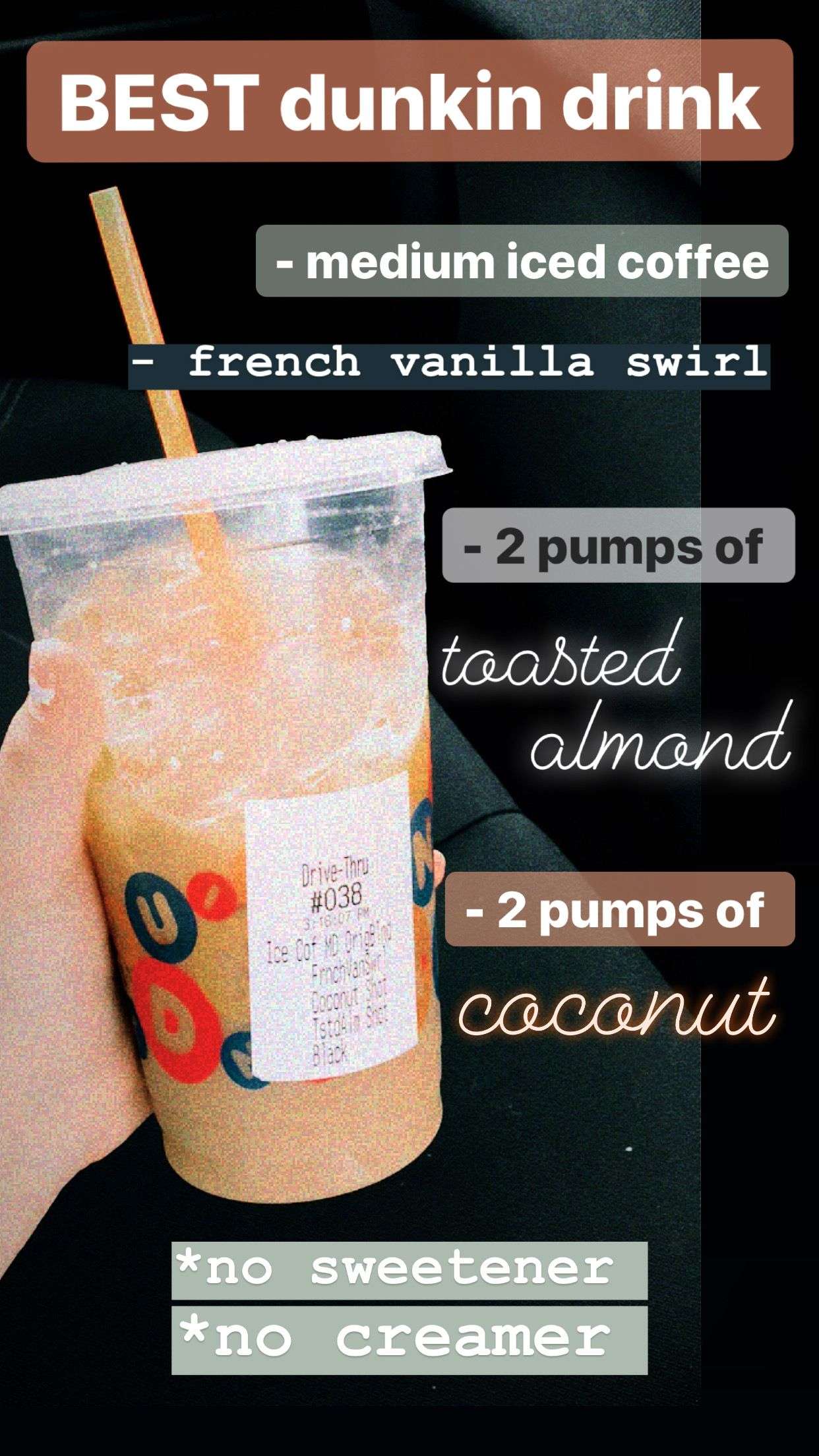 How To Make Dunkin Donuts French Vanilla Swirl Iced Coffee ...