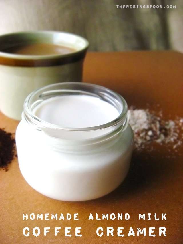 How to Make Homemade Almond Milk Coffee Creamer