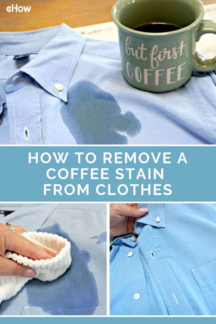 How to Remove a Coffee Stain from Clothes