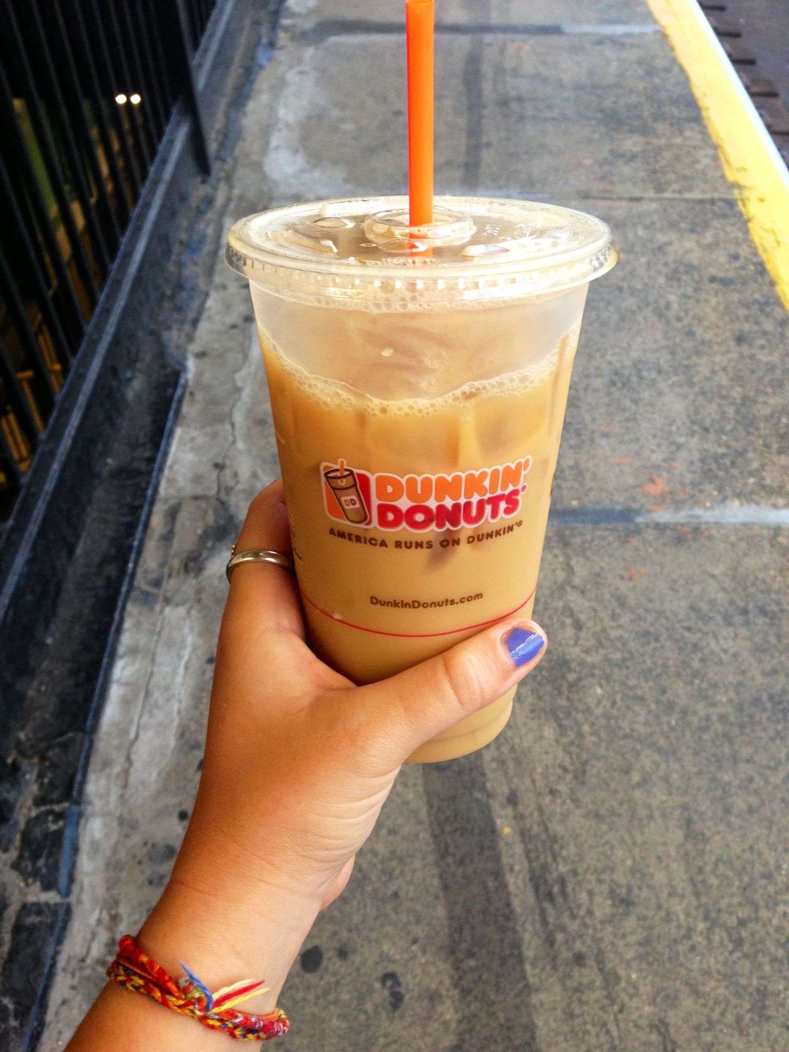 Iced Coffee With Almond Milk Calories Dunkin