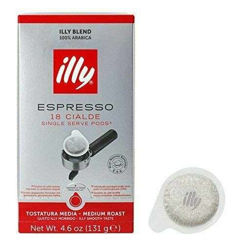 Illy ESE Espresso Coffee Paper Pods Medium Roast (pack of ...