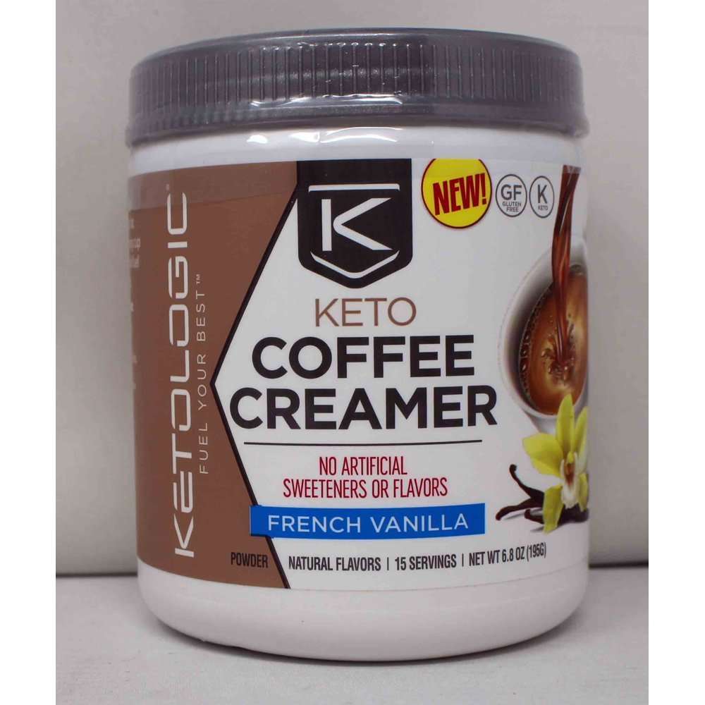 Keto Logic Keto Coffee Creamer French Vanilla 6.8 Ounce ...
