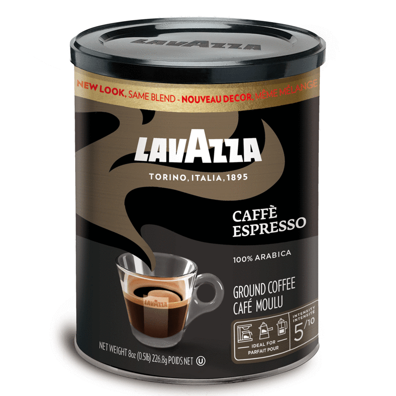 Lavazza Caffe Espresso Ground Coffee Tin by Lavazza