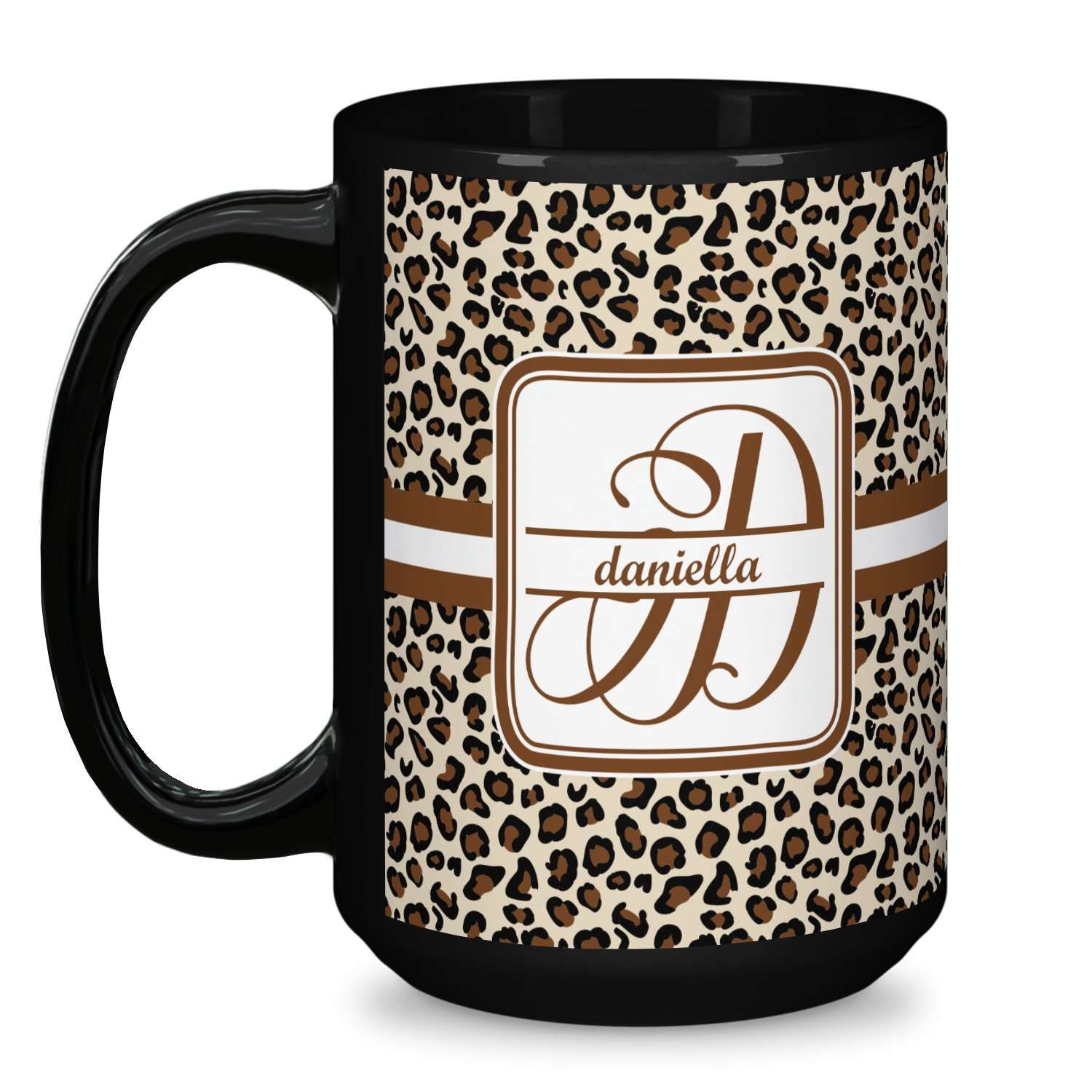 Leopard Print Coffee Mugs (Personalized)