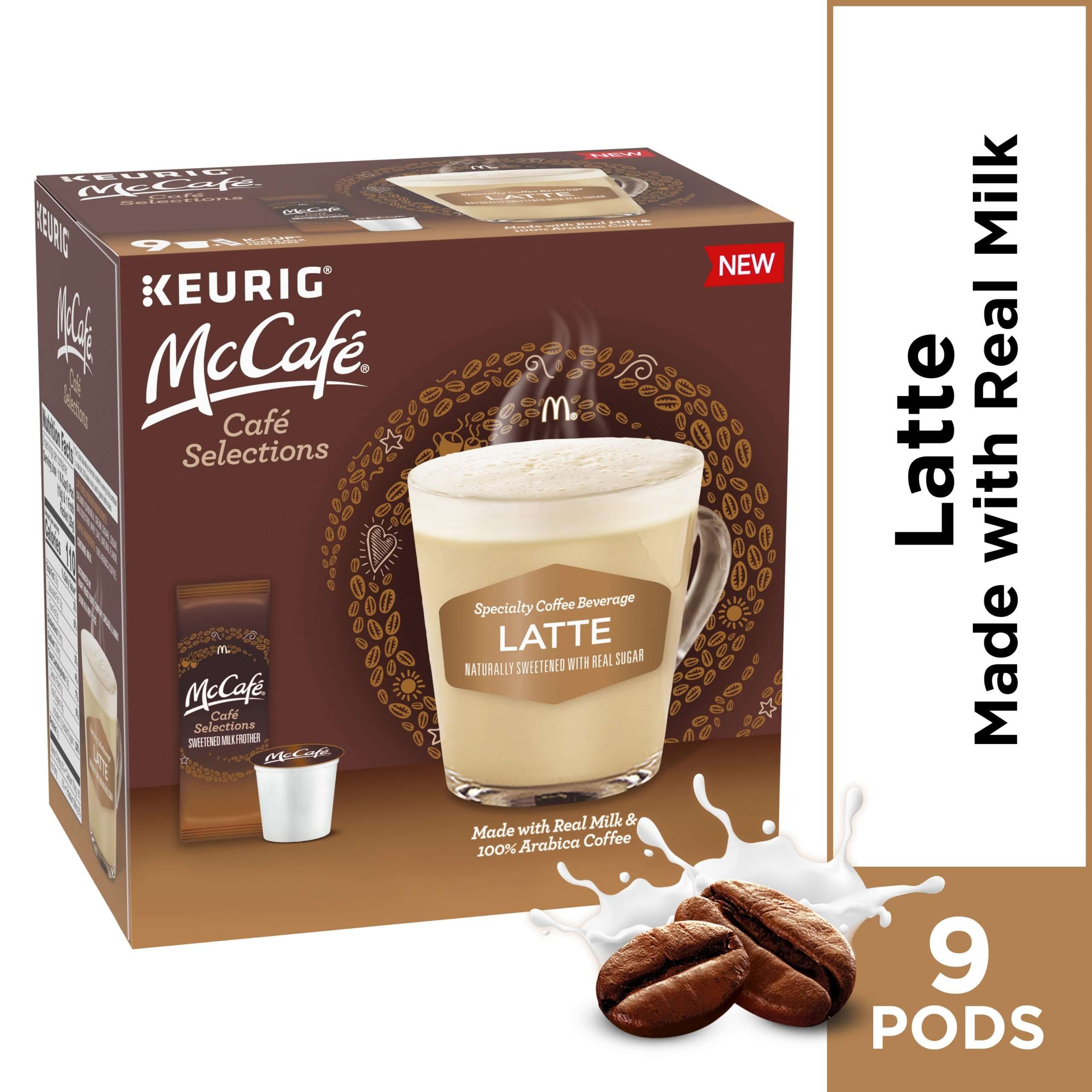 McCafe Cafe Selections Latte Coffee Keurig K Cup Pods ...