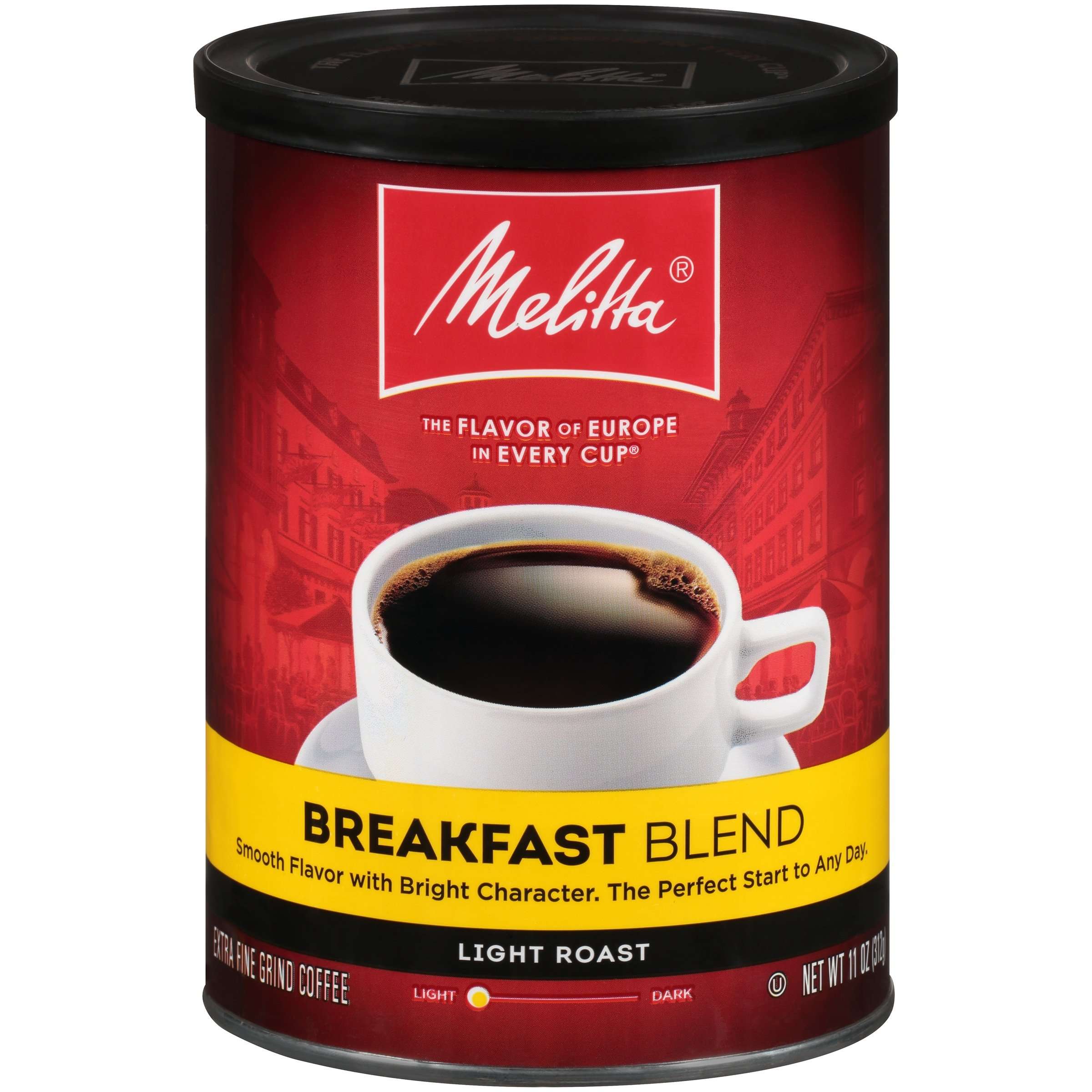 MelittaÂ® Breakfast Blend Light Roast Ground Coffee 11 oz ...