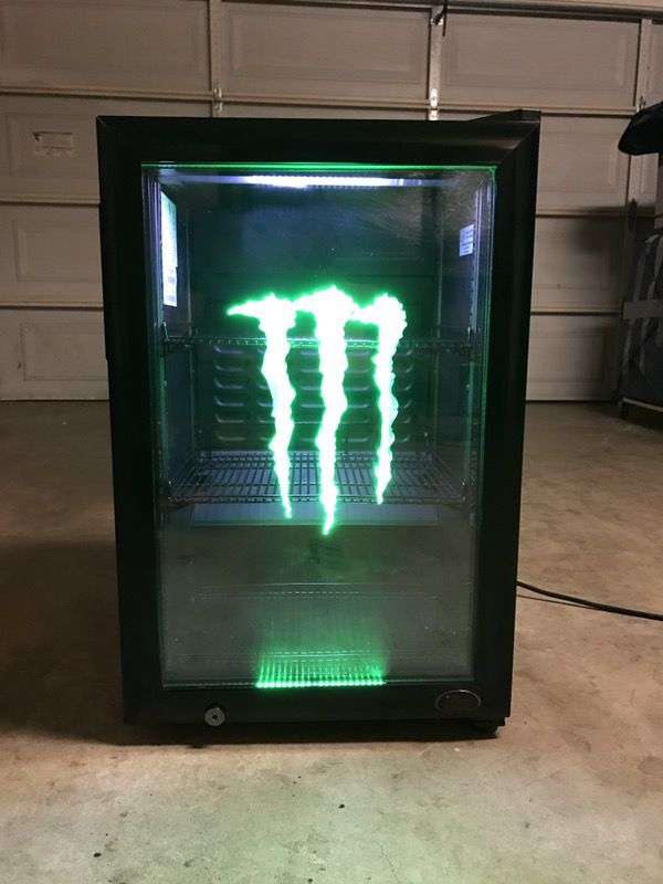 Monster Energy Mini Fridge Cooler Refrigerator REDBULL ...