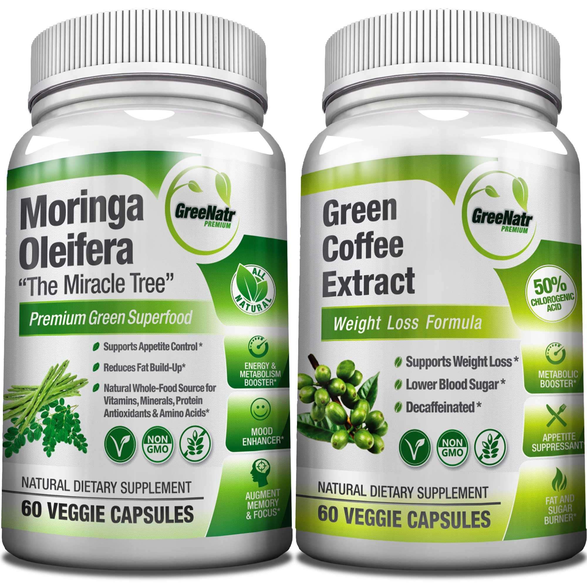 Moringa Oleifera + Green Coffee Bean Extract