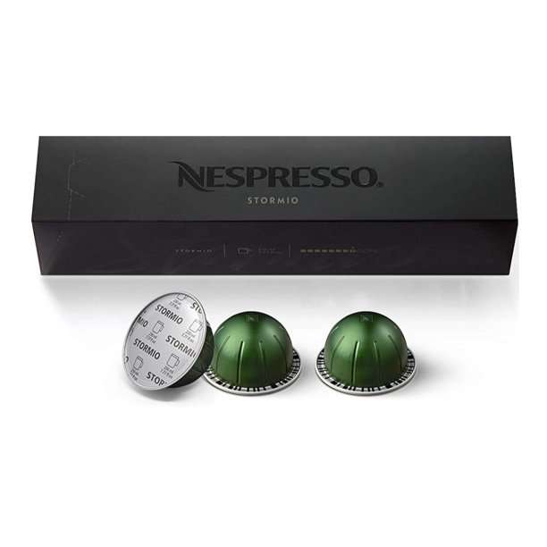 Nespresso Capsules VertuoLine Stormio Dark Roast Coffee Pods (10 Count ...