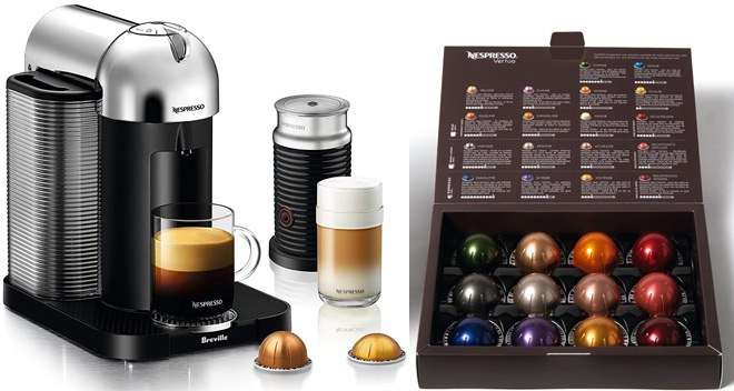 Nespresso Vertuo Coffee &  Espresso Machine ONLY $124.99 + FREE Shipping ...