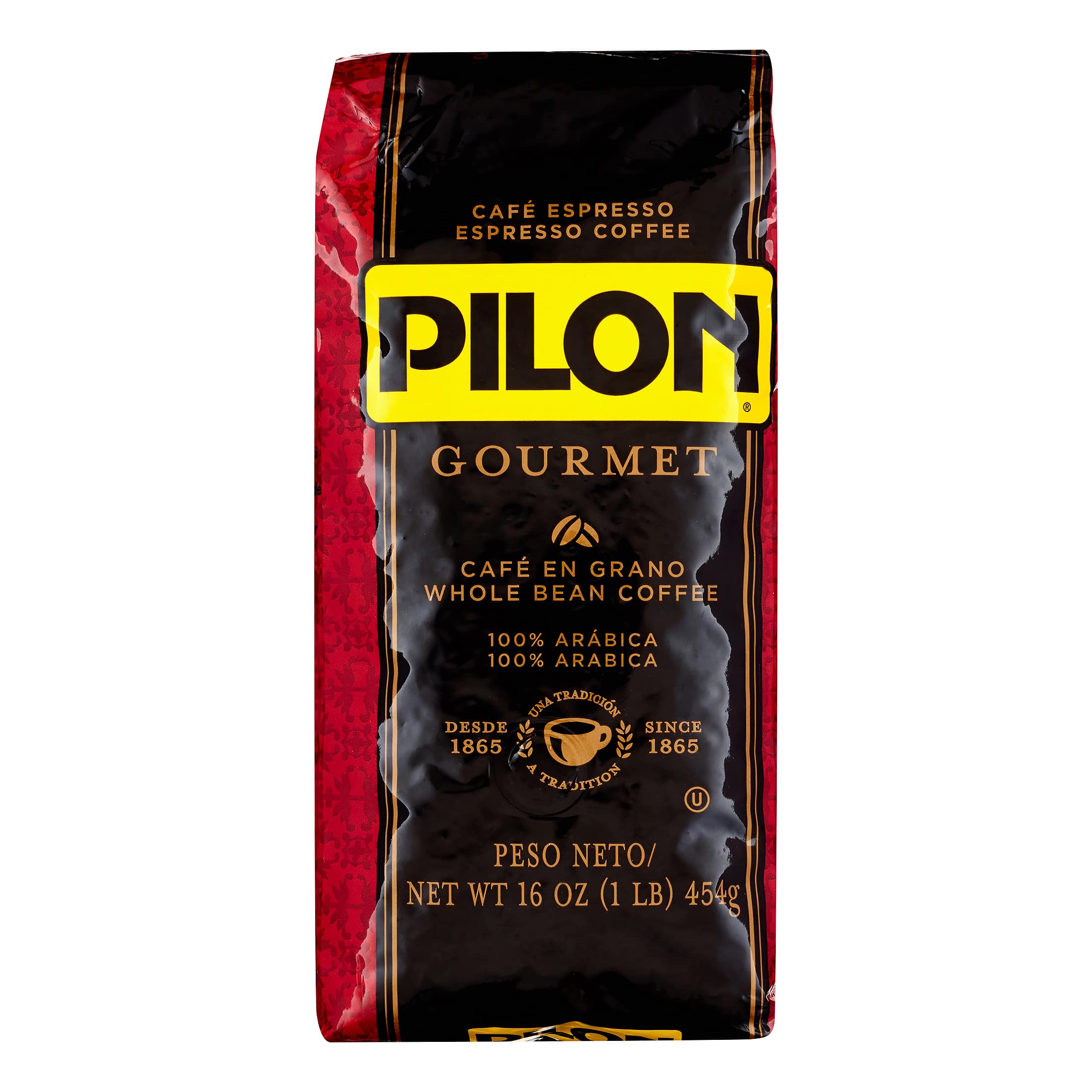 Pilon Gourmet Whole Bean Espresso Coffee, 16 Oz