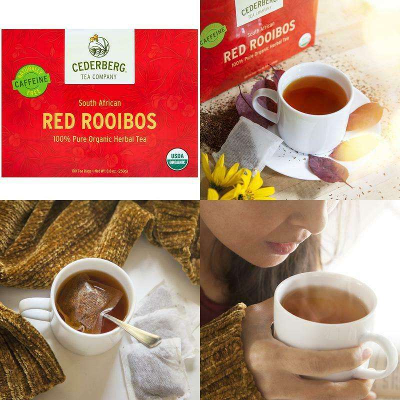 Red Rooibos Tea 100 Teabags Usda Organic