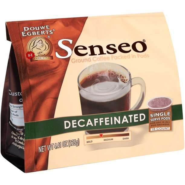 Senseo Decaf Medium Roast Coffee Pods, 18 Count (Pack of 1 ...