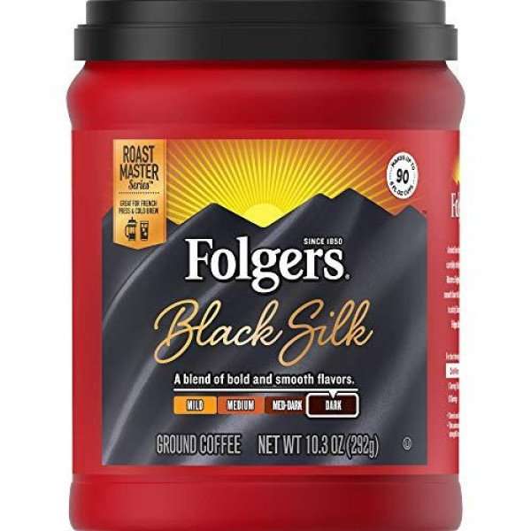 Shop Folgers Black Silk Coffee, 10.3 Ounce Online at Low ...