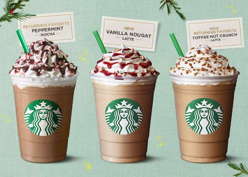 Starbucks Christmas beverages are here