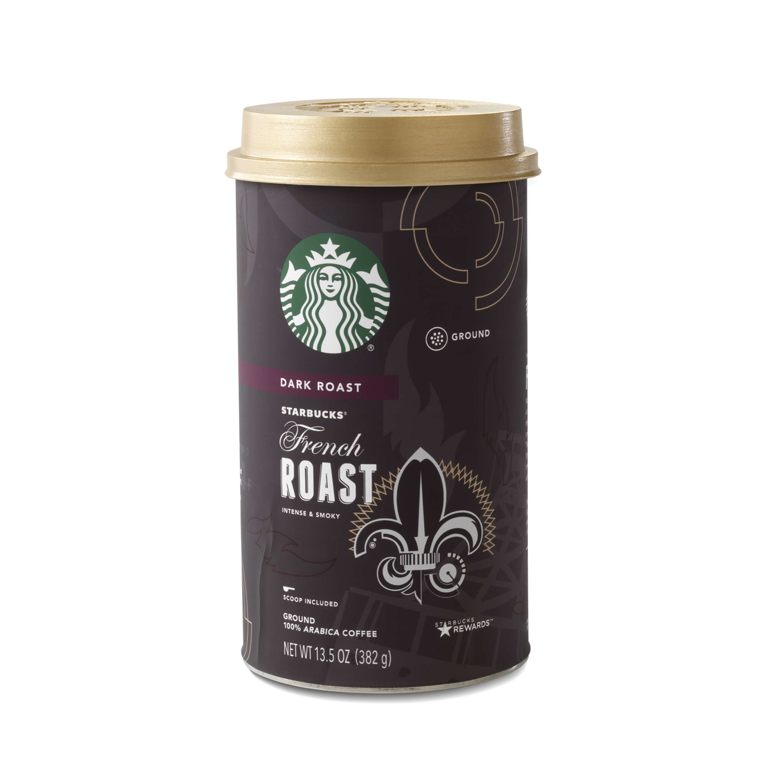 Starbucks Dark Roast Ground Coffee  French Roast  100% Arabica  1 ...